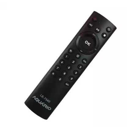 Controle Remoto Compatível Conversor Aquário DTV-9000 LE-7340
