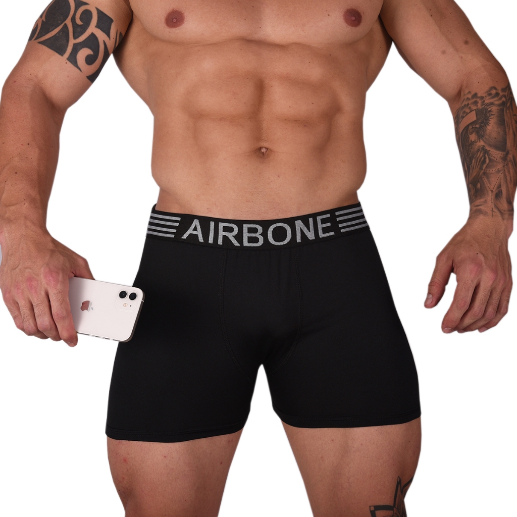 cueca kit 10 cuecas box lisas ELASTANO AIRBONE