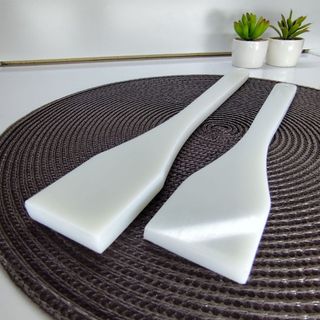 Pá de Polietileno de 30cm ou 35cm Colher Branco