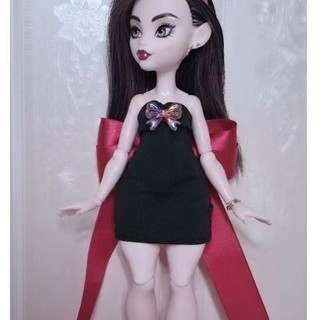Boneca Monster High Draculaura Vestido para boneca Vestido Draculaura Vestido Monster High