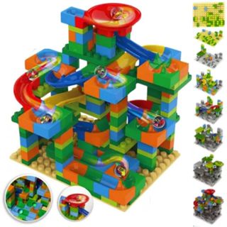 Blocos de Montar 221 Peças Pista Labirinto Com Bolinhas de Gude. Brinquedo Educativo em Oferta na Shopee