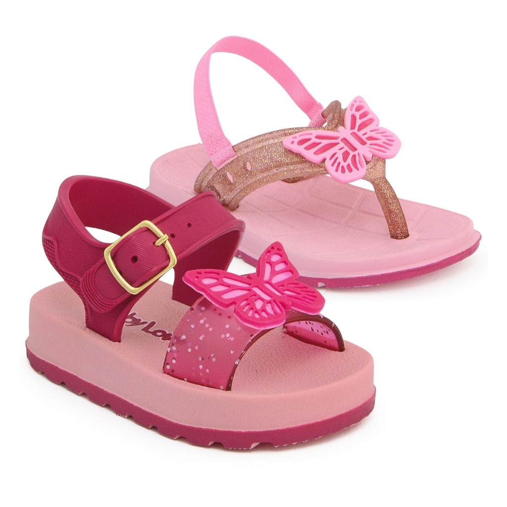 Kit 2 Pares Sandália Chinelo Infantil Menina Confortável Promoção em Oferta na Shopee