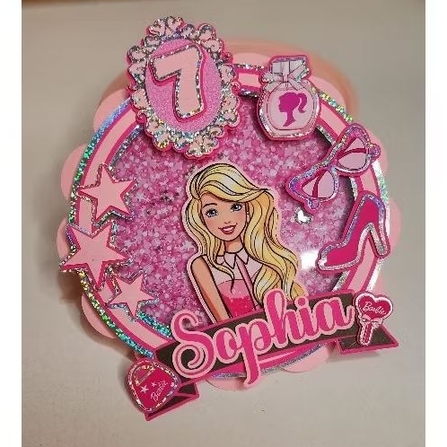 Topo de bolo barbie / Topper de bolo barbie/ topo de bolo Shaker barbie