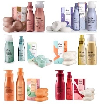 Kits Presentes Natura Tododia  Cx Sabonete +Bady Splash + Hidratante Corporal