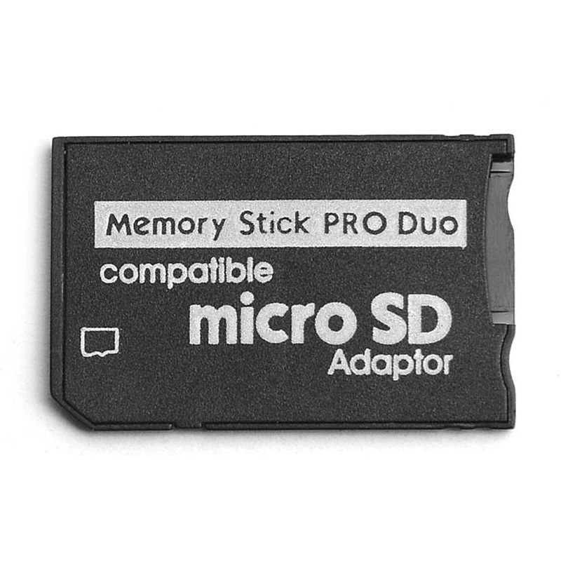 Adaptador De Cartão Para Psp Micro Sd Memory Stick Ms Psp 1 e 2 Slots