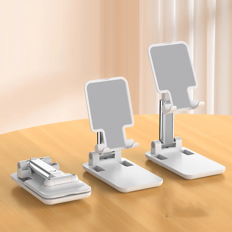 Suporte Para Celular e Tablet Dobrável Portátil Ajustável Apoio Mesa