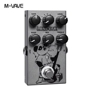 M-VAVE 4 efeitos de overdrive 4 efeitos de distorção Boost 3 Band EQ True Bypass para guitarra elétrica Pedal de em Oferta na Shopee