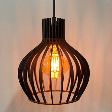 Pendente Luminária de Teto Lustre Decorativo Retro Rústico Cor Preto - 1 ppp/sf em Oferta na Shopee