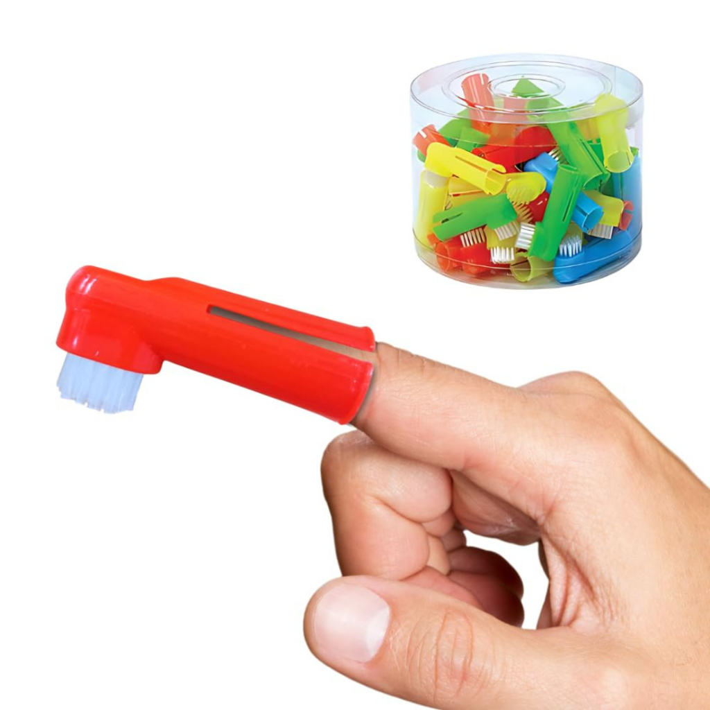 ESCOVA DE DENTE PARA CÃES E GATOS DEDAL