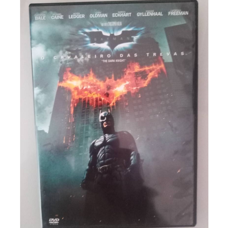 dvd Batman begins - cavaleiro das trevas - Cavaleiro das trevas ressurge - Christian Bale - 3 dvds