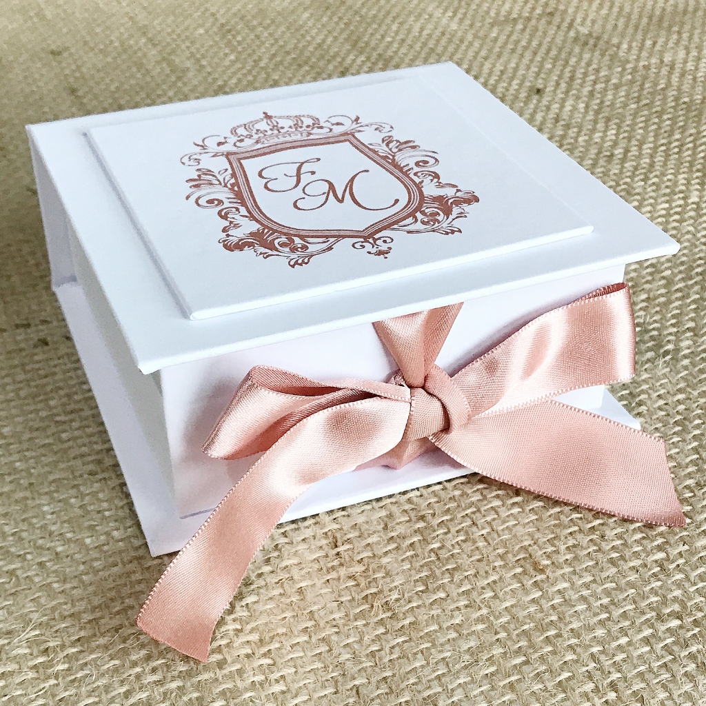Caixa Cartonada Personalizada Para Lembrancinha de Casamento