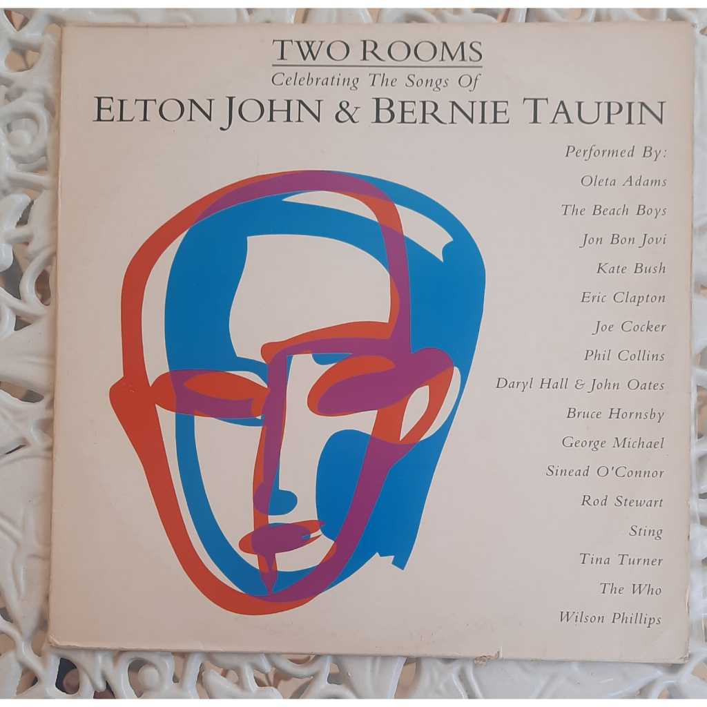 LP TWO ROOMS - CELEBRATING THE SONGS OF ELTON JOHN & BERNIE TAUPIN - 1991
