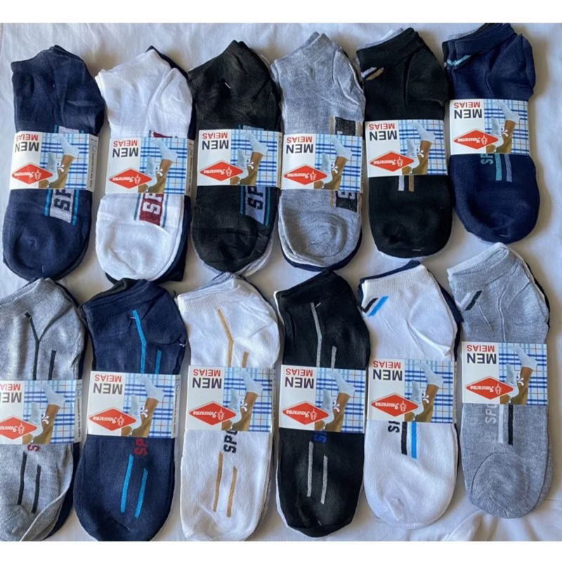 kit 24 Pares de Meias Soquete Msc/ Kit com 3, 6 ,12 ou 24 pares você escolhe na variação.