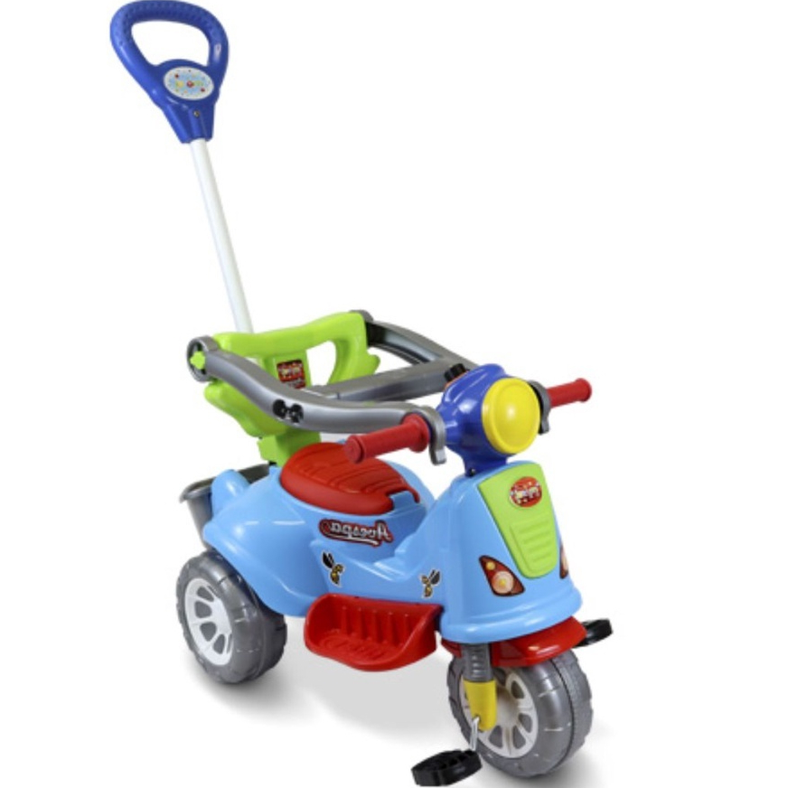 Triciclo Infantil Andador Infantil Carrinho De Passeio Motoquinha Totoka Buzina Pedal Haste - Maral.