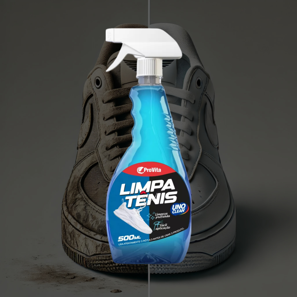 Kit 2 Limpa Tênis Spray Premium Provita Limpeza Profunda 500ml