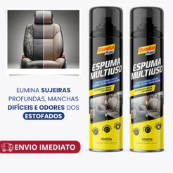 Kit 2 Limpa ESTOFADOS Spray Zip 300ml My Place Carro Sofá Tapete Colchão Almofada