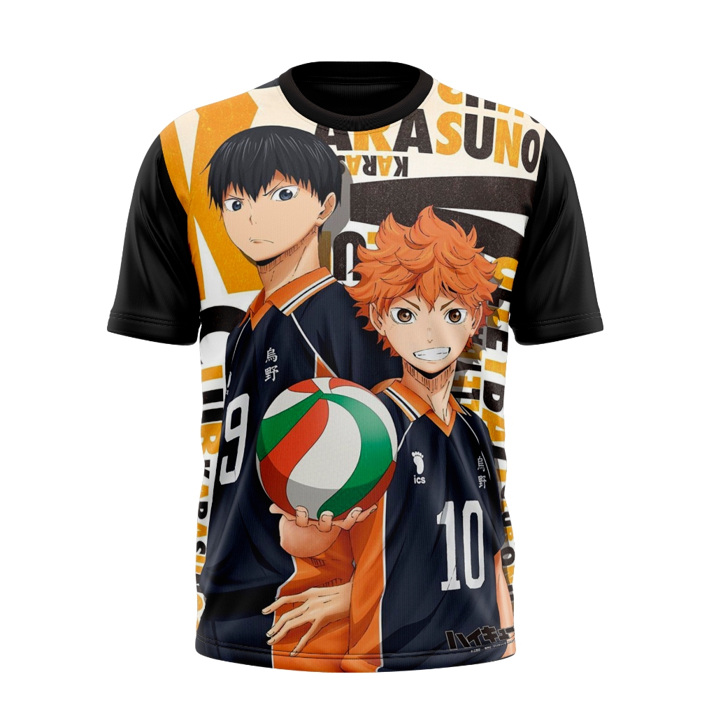 Camiseta Infantil Moda Geek Anime Volei Haikyuu em Oferta na Shopee