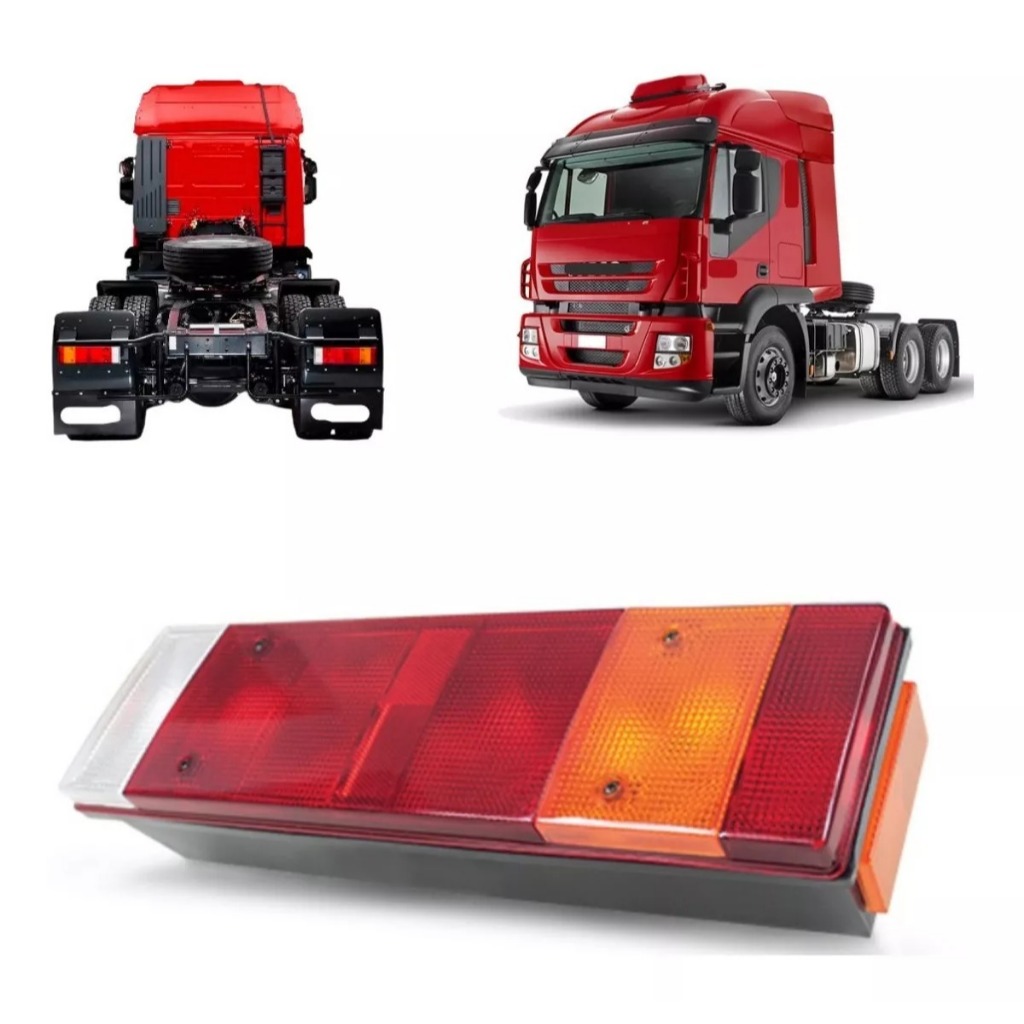 Lanterna Traseira Com Vigia E Soquete Caminhão Stralis lado esquerdo PL07204209