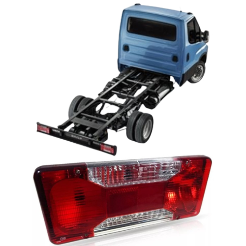 Lanterna Traseira Iveco Daily 2008 2009 Ate 2013 Pickup LT-1342 lado esquerdo