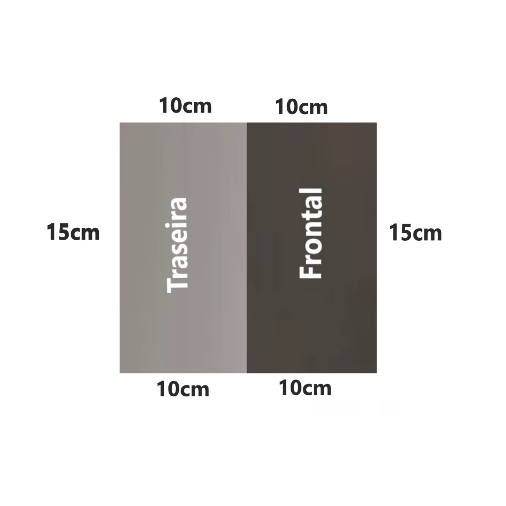 Kit Película Frontal + Prateada 15x10 CM P/ todo tipo de Display