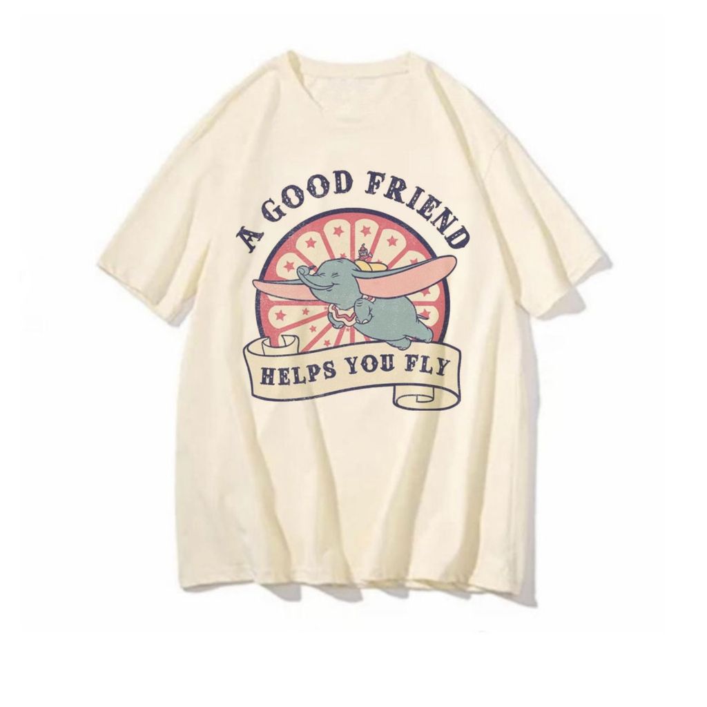 Camiseta Dumbo helps you Fly blusa feminina masculina estampas divertidas camisa presente geek tshirt retro legais criat