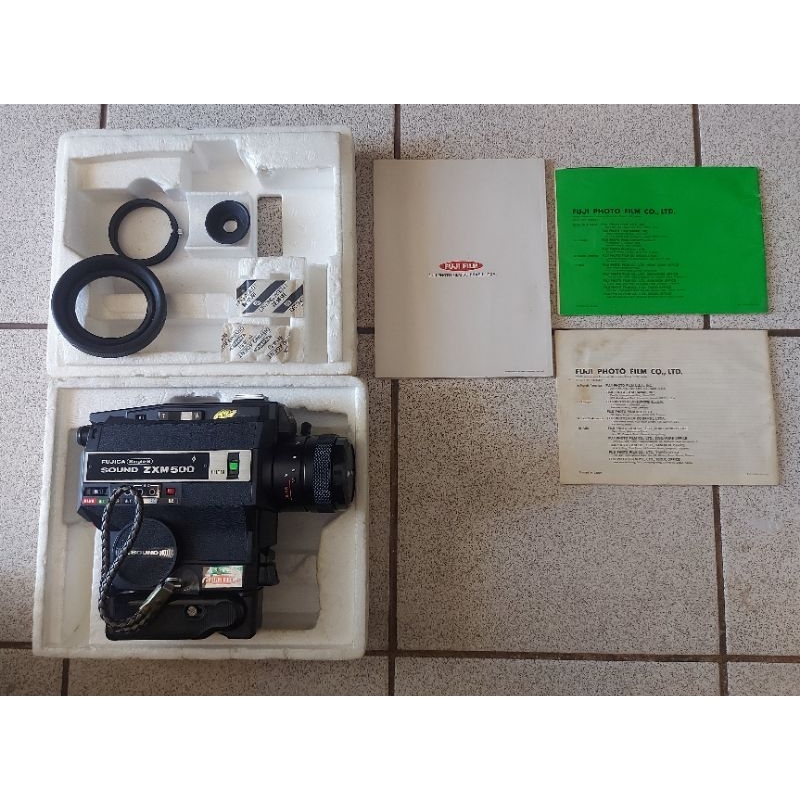 Filmadora Fuji Film Fujica Single 8 Sound ZXM500 Retro 8mm