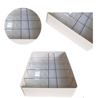 Caixa Organizadora Grande C/ Divisórias E Tampa Transparente em Oferta na Shopee