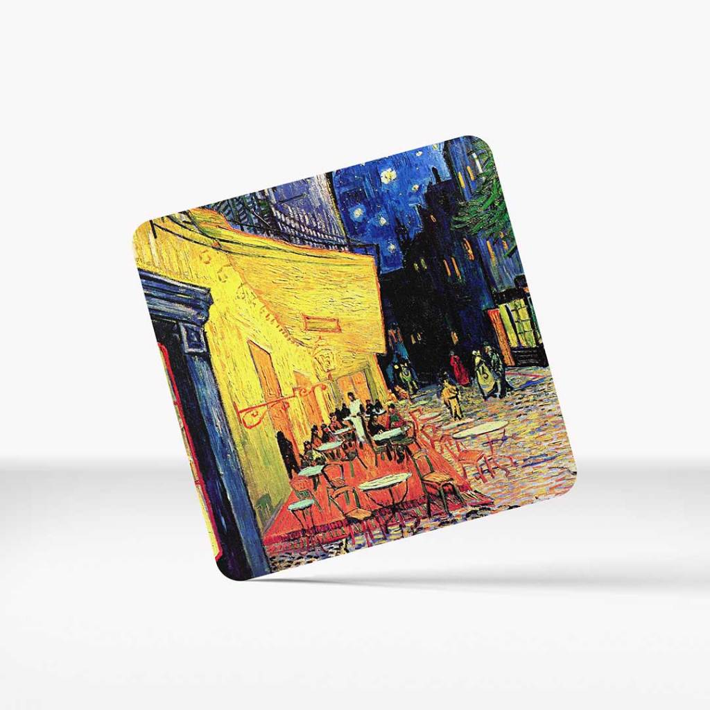 Kit 5 Porta-Copos Van Gogh Obras de Arte