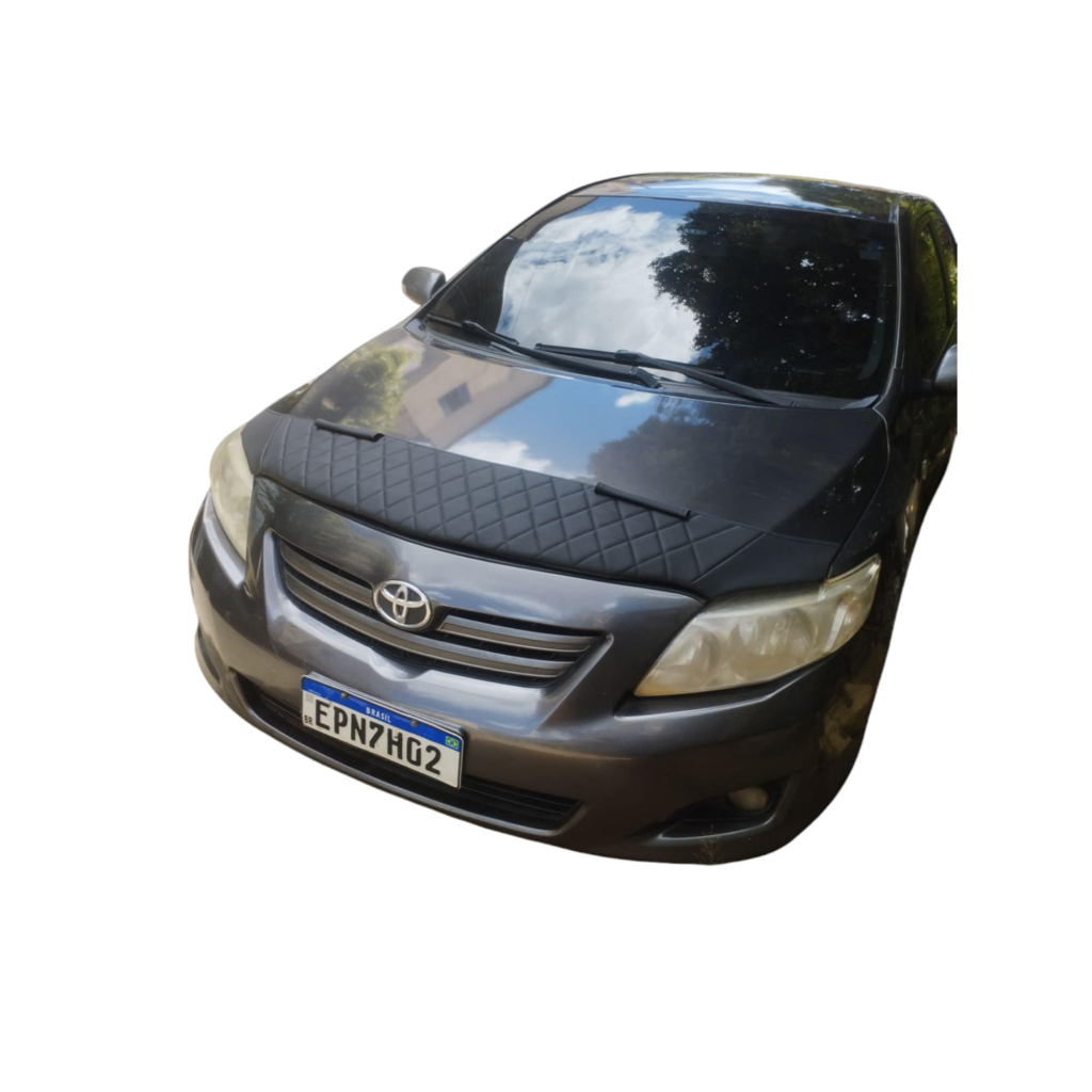 protetor de capô para toyota corolla 2009 a 2014 - proteçao frontal para corolla costura diamante