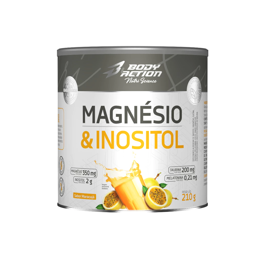 Suplemento Magnésio e Inositol 210g Bodyaction — imagem 1