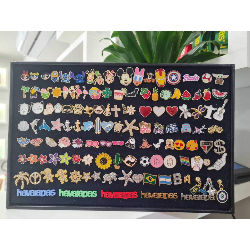 PINGENTES (PINS) HAVAIANAS em Oferta na Shopee