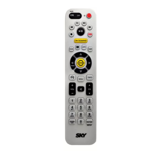 Controle Remoto para Receptor SKY HDTV PLUSFabricante: SKYModelo: ULR1Compatível com Modelos de Receptor SKY HDTV PLUSPr