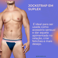 Cueca Jockstrap Em Suplex Com Elástico América