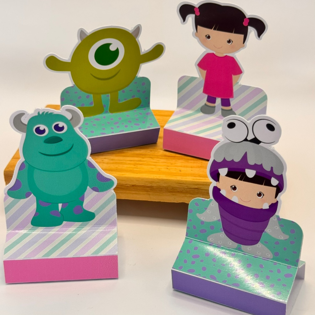 20 porta bis, lembrancinha de aniversário, porta doces, SEM NOME monstros menina cute