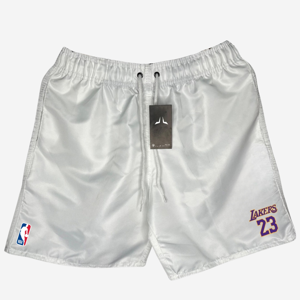 Bermuda Mauricinho Modelo Academia - Lakers 23  Ideal para lazer praia e esportes Promoção Verão