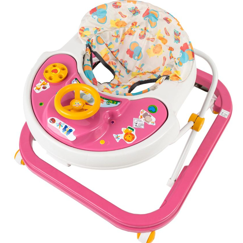 Andador Educacional Infantil da Styll Baby Com Musica Para Bebê + Painel Didático Sonoro Musical Som