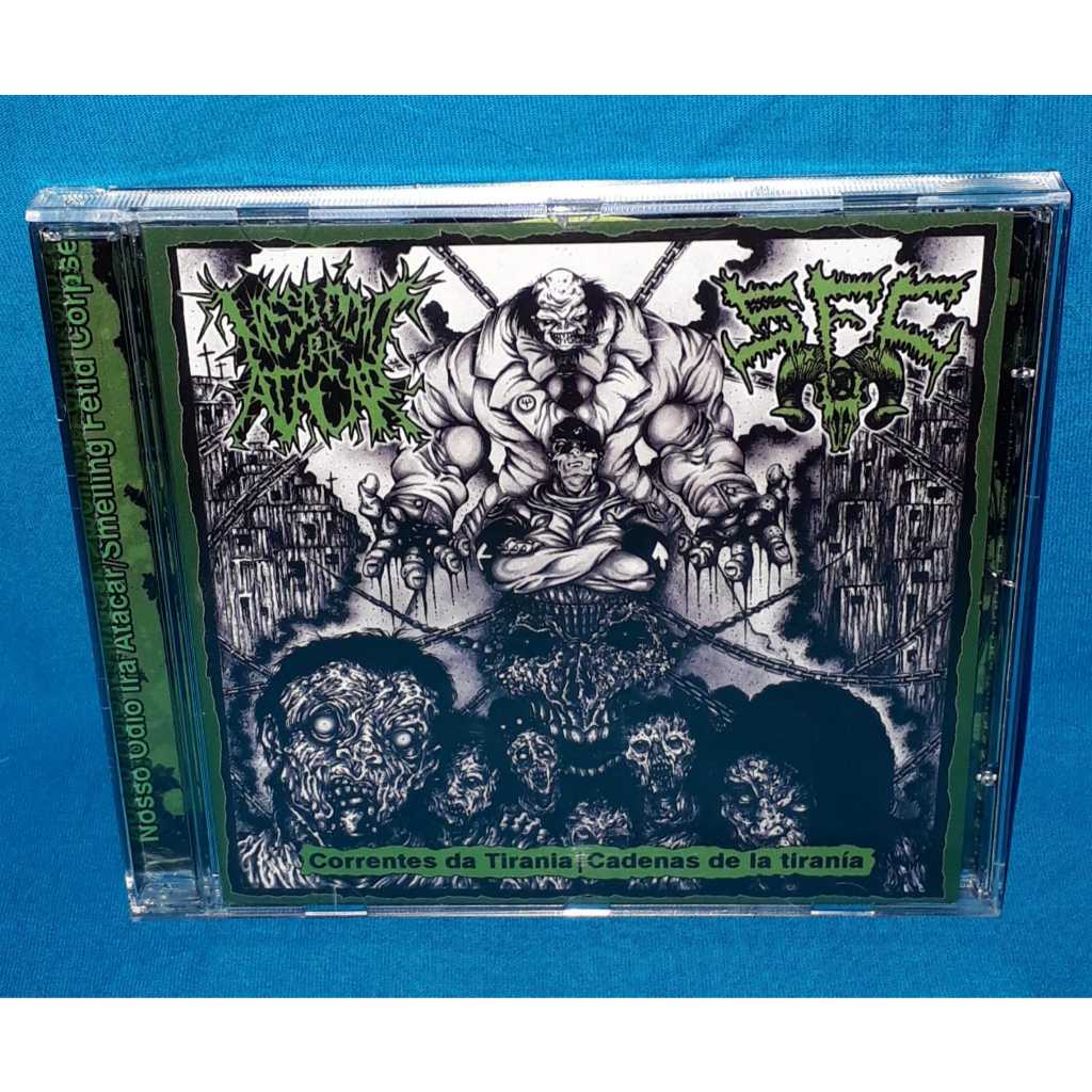 NxOxIxAx / SxFxCx: Split CD "Nosso Ódio Irá Atacar /  Smelling Fetid Corpse"