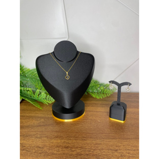 kit Busto Expositor de Joias Realce 20cm e suporte de brinco, joias e acessórios em Oferta na Shopee