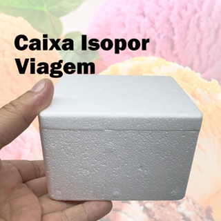 10 CAIXAS ISOPOR 250GR PEQUENO, SORVETES, CONGELADOS, TERMICO em Oferta na Shopee
