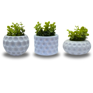 Trio de Vasos Decorativos Modernos com Plantas Artificiais – Decoração Elegante para Sala, Quarto e Ambientes Internos em Oferta na Shopee