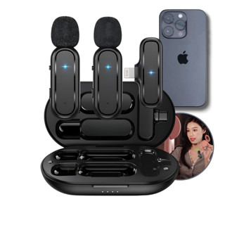 Microfone Lapela Duplo Anti Ruído Hmastom iPhone 11 12 13 14