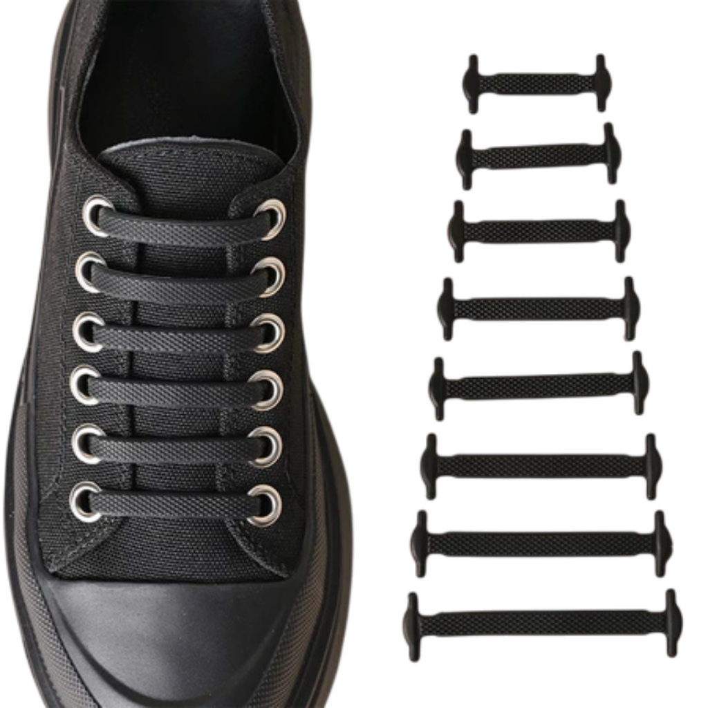 16 Peças De Cadarços De Silicone Sem Amarração , Laços De Borracha Preguiçosos Elásticos Para Estilo E Conforto Esforço