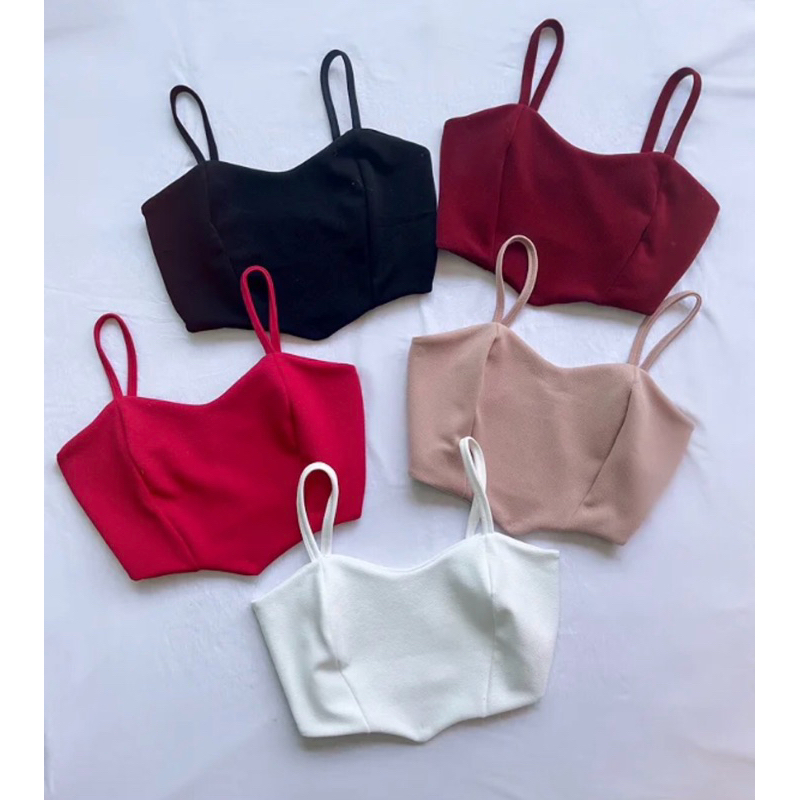 CROPPED ALÇA TOP CROPED MODA VERÃO em Oferta na Shopee