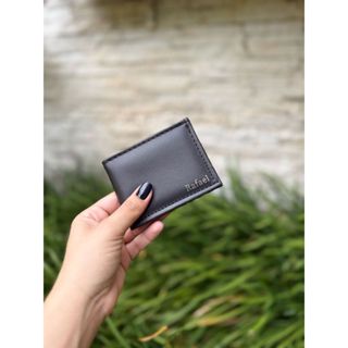 Kit 12 Unidades Carteira Masculina MINI Slim Pequena E Compacta  Personalizada Com Nome Ou Iniciais em Oferta na Shopee