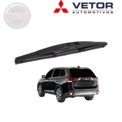 Palheta Traseira Premium Mitsubishi Outlander (2007 em diante) Limpador Traseiro Original Vetor