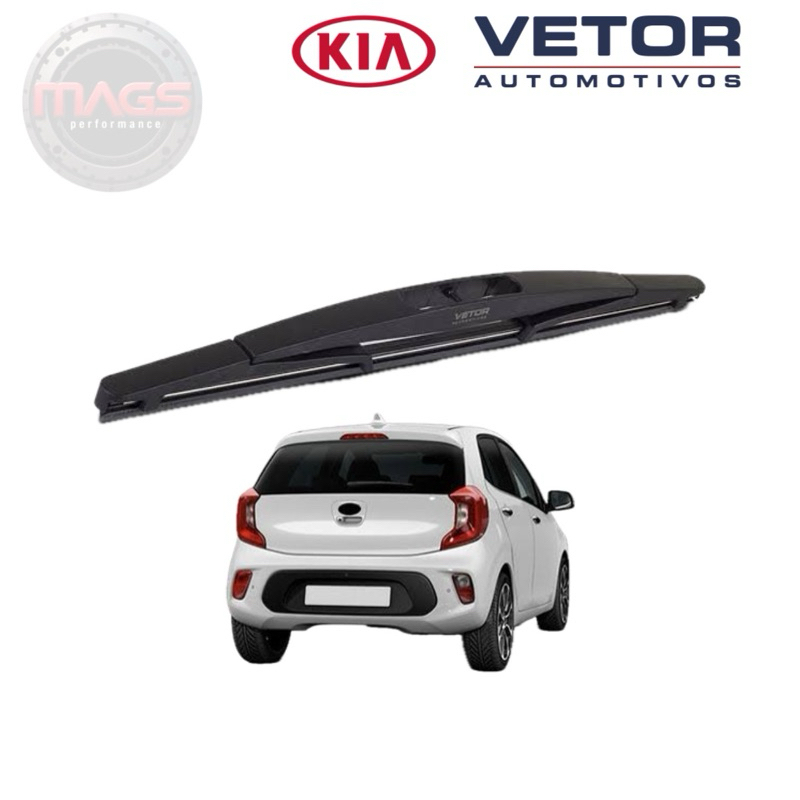 Palheta Traseira Premium Kia Picanto (2012 a 2018) / Sportage (2011 a 2016) Limp