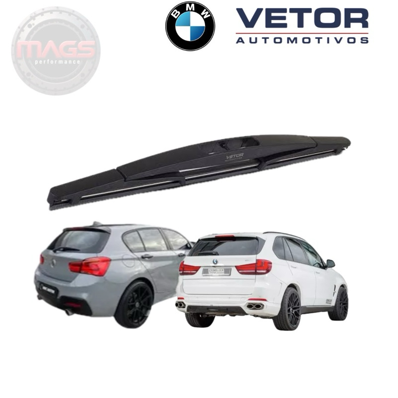 Palheta Traseira Limpador Traseiro BMW X5 (2017 a 2025) e Serie 1 (116iA 118i 120i 123 125i) 2013 a 2025