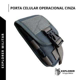 PORTA CELULAR OPERACIONAL COR CINZA em Oferta na Shopee
