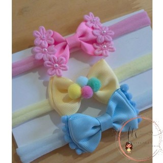 kit Faixinha de bebê/ faixa slim/tiara para RN
