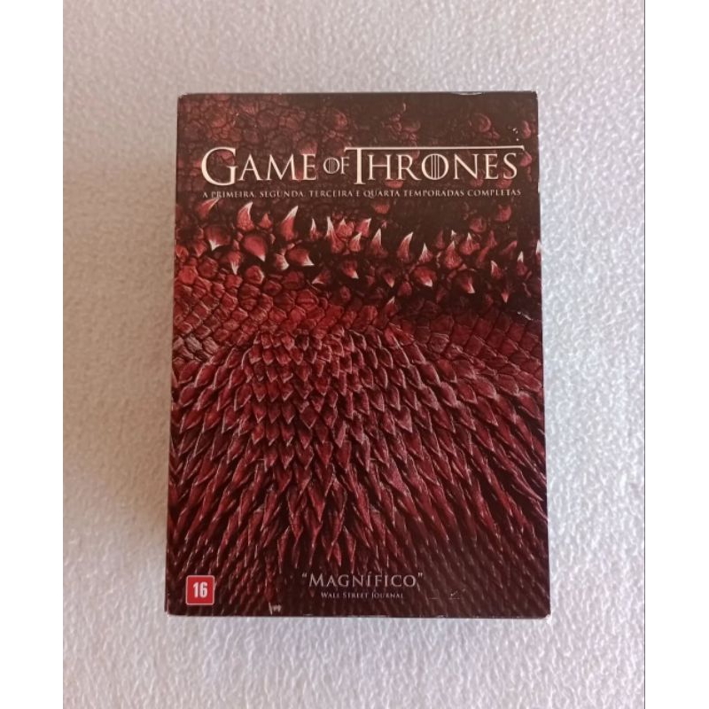 Dvd Box Game Of Thrones - 1° 2° 3° E 4° Temporadas Completas